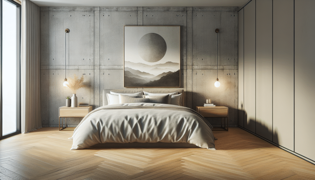 Jak Beton w nowoczesnej aranżacji sypialni?